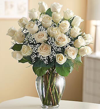 Ultimate Elegance&amp;trade; Premium Long Stem White Roses