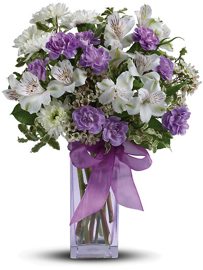 Teleflora&#039;s Lavender Laughter Bouquet